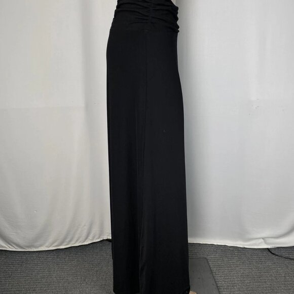 Runaway The Label Women's Maxi Skirt Black Size M Farley Low Rise High Side - Picture 5 of 8